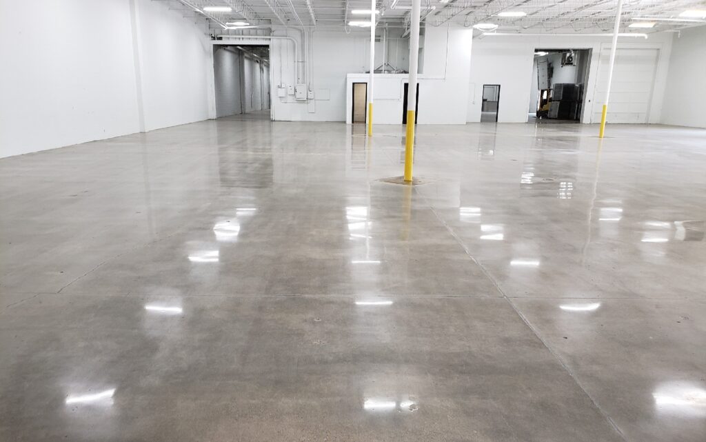 floor cleaning services near me - sealed concrete floor services- warehouse